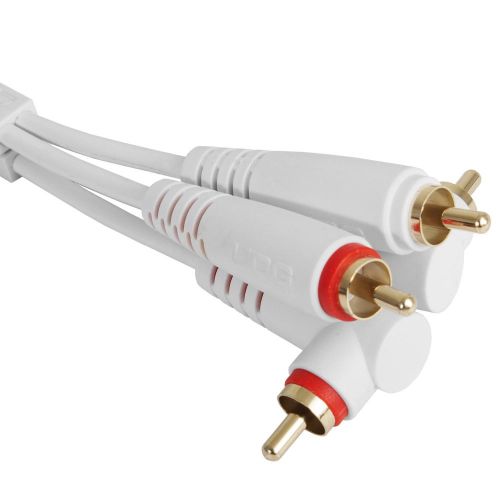 Аудиокабель UDG Set RCA Straight-RCA Angled White 3m (U97005WH)